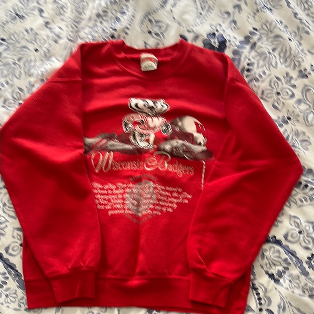 Wisconsin Badgers Red Sweater